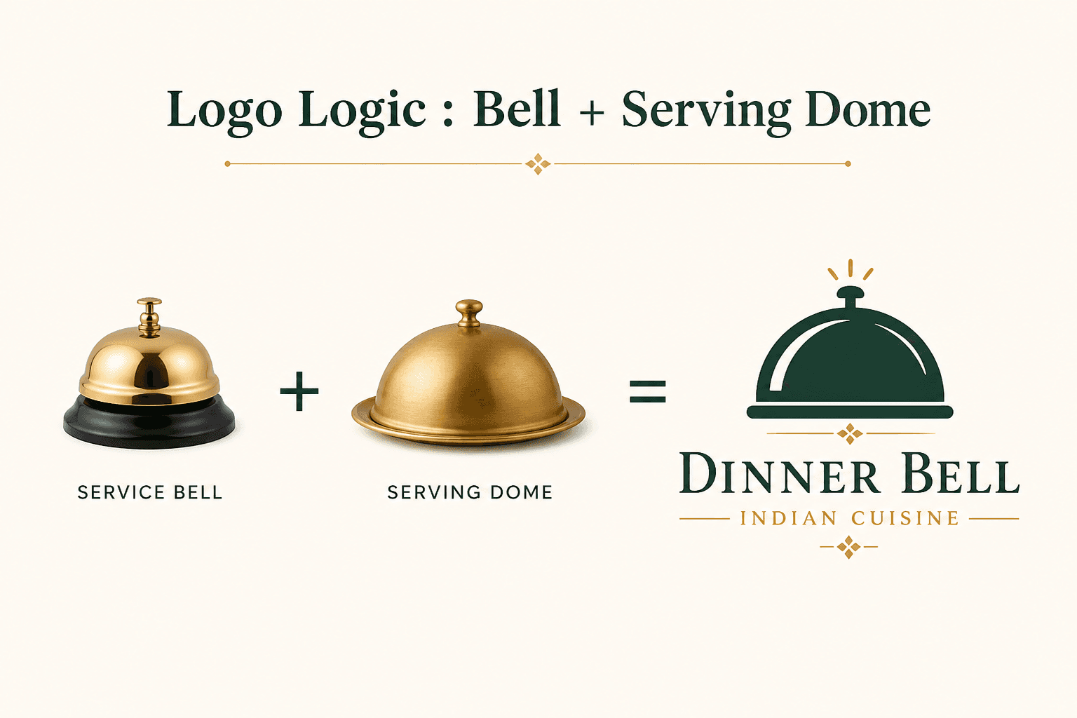 Dinner Bell logo logic breakdown