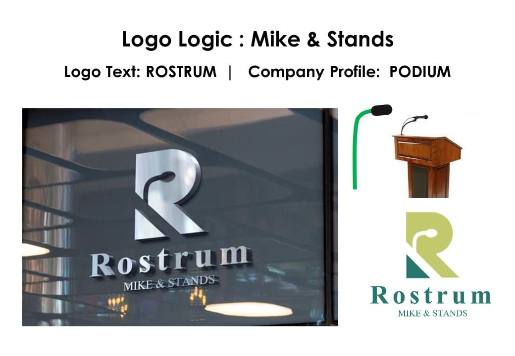 Rostrum logo logic breakdown